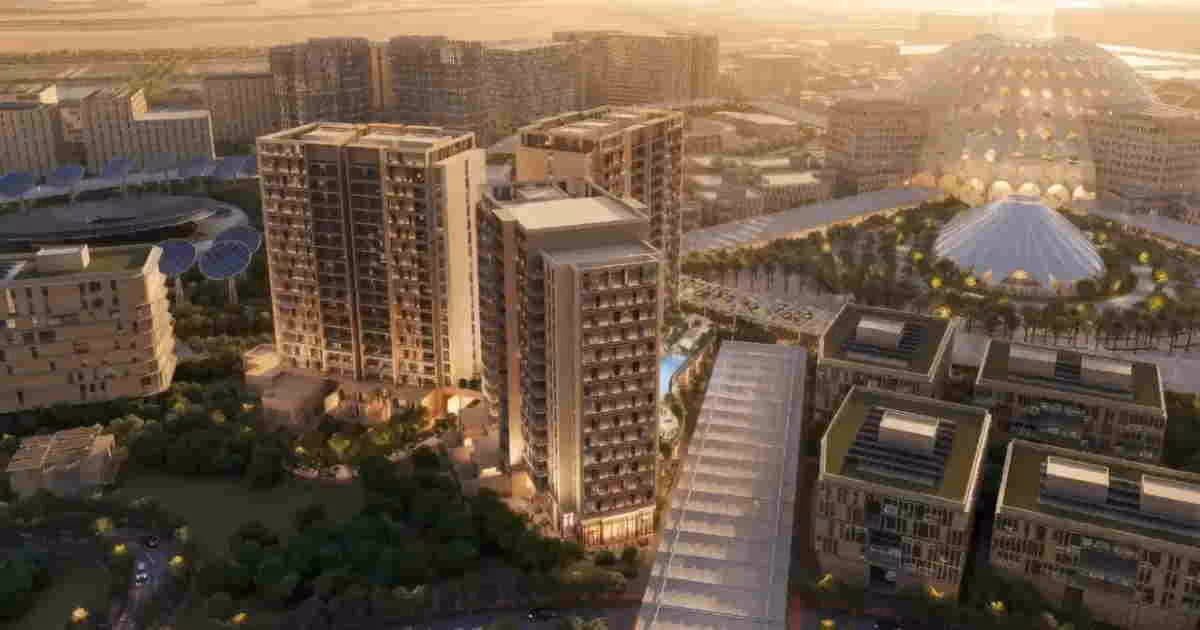 Expo Valley Views is a nature-oriented residential development in the heart of Expo City Dubai, where the architecture is inspired by the natural contours of the landscape. The buildings rise subtly from the earth and are designed to reflect light, tranquility, and harmony.