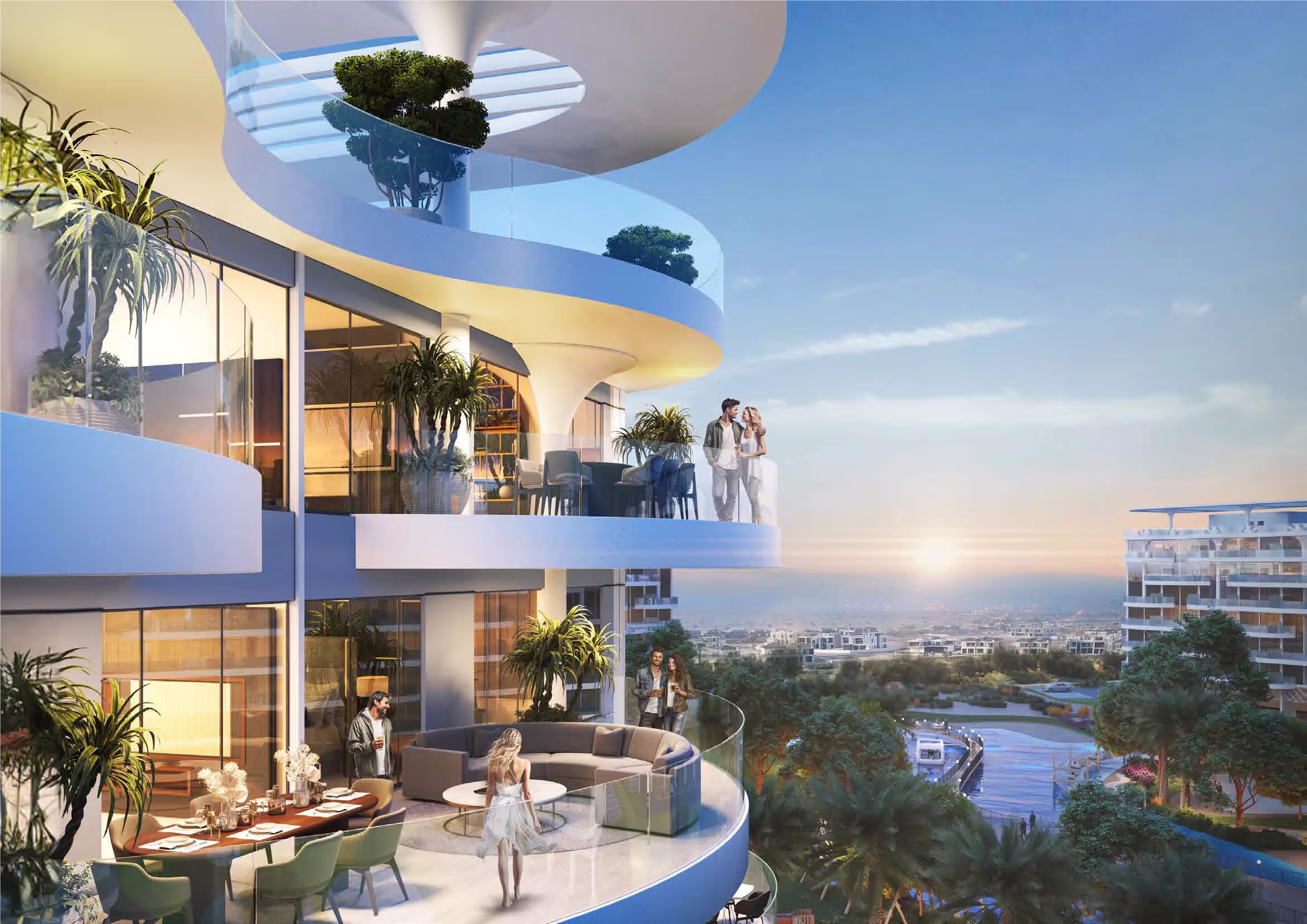 A modern community inspired by the Mediterranean lifestyle, where stunning landscapes and serene waters create an unparalleled living experience, embodying luxury in its purest form.
