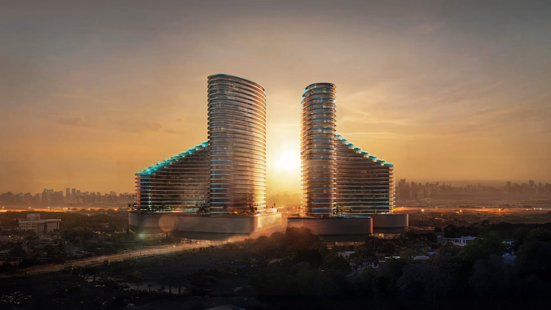 Binghatti Skyflame is een twin-tower woonproject van Binghatti in Majan, Dubai. De officiële Binghatti-pagina noemt studio's, 1- en 2-slaapkamerwoningen, Royal Suites, 15+ premium voorzieningen en privézwembaden op ieder niveau. DXB Interact splitst de marktdata op in Skyflame 1 en Skyflame 2 in Wadi Al Safa 3; de resultaten worden daarom als fase-data en niet als één gecombineerde sales truth gebruikt.